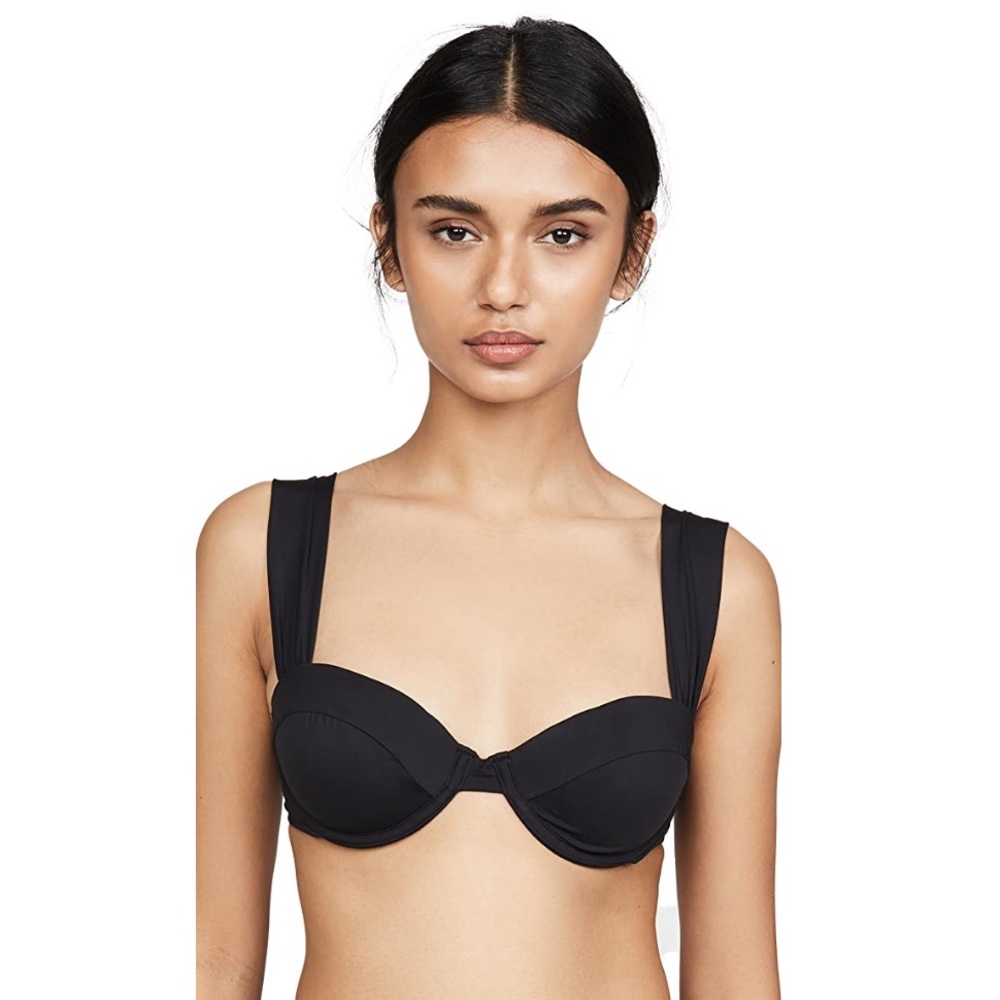 we wore what • claudia bikini top (black)